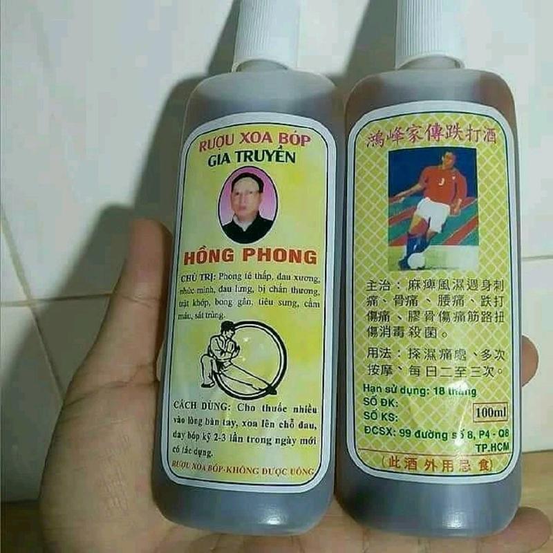 Dầu Xoa Bóp Hồng Phong - 100ml