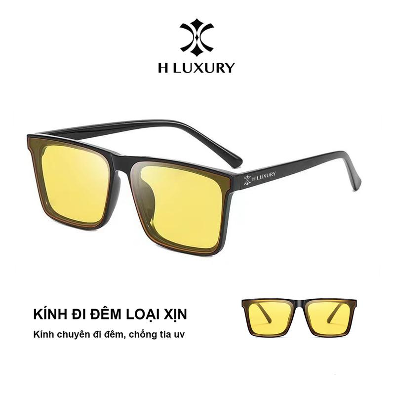 Kính đi đêm chống chói nam nữ V2Đ - Kính Form Eyewear dạng mới nổi bật 2024 kinh ram