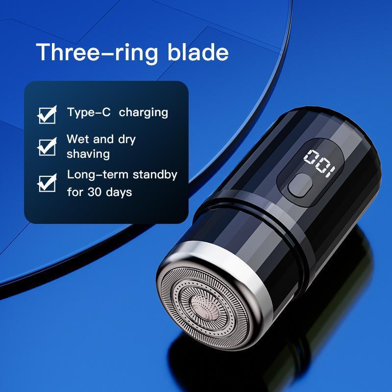Product Introduction of Shaver Powerful Floating Travel Shaver Grooming Kit Men Electric Shaver Body Shaver Shaving Machine Suitable for All Skin Types 5