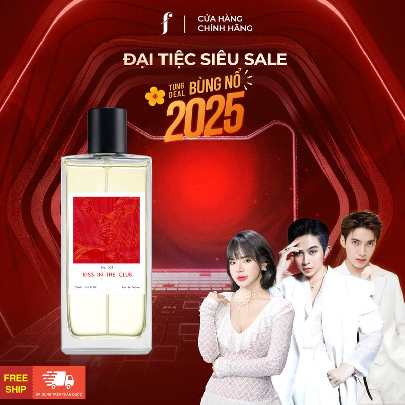   HUONG GIANG  No.003 Nước Hoa F Fresh Spray Kiss In The Club 100ml 