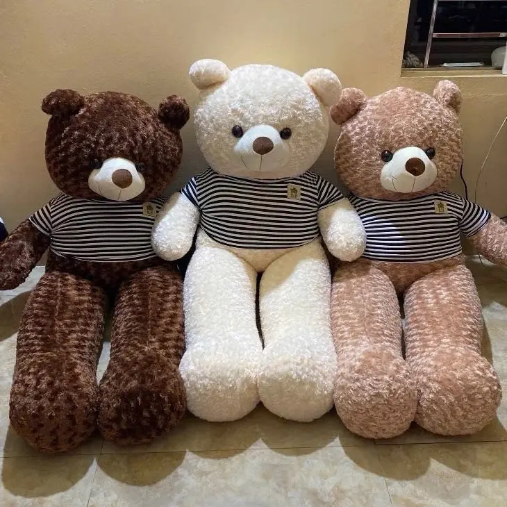 TEDY Siêu To Vải lông xoắn hoa hồng size 1M2 cute - Thú nhồi bông Toy Voi  (Kho gấu Đức Thơm) Đồ Chơi Phát Nhạc 2