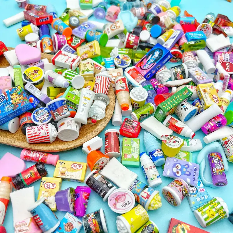 20PCS desktop small ornament, convenience store simulation food ...