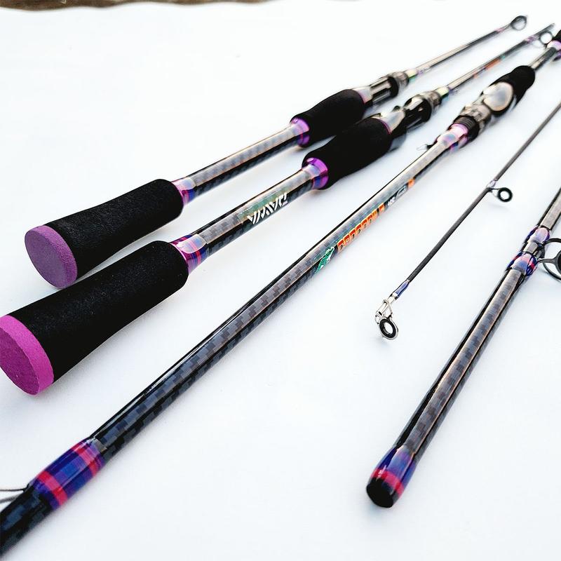 Cần Lure Crocodile -  Cần Câu máy ngang và máy đứng Bắt Cá Đi Câu Fishing Câu Cá Câu Lure Carbon cần carbon