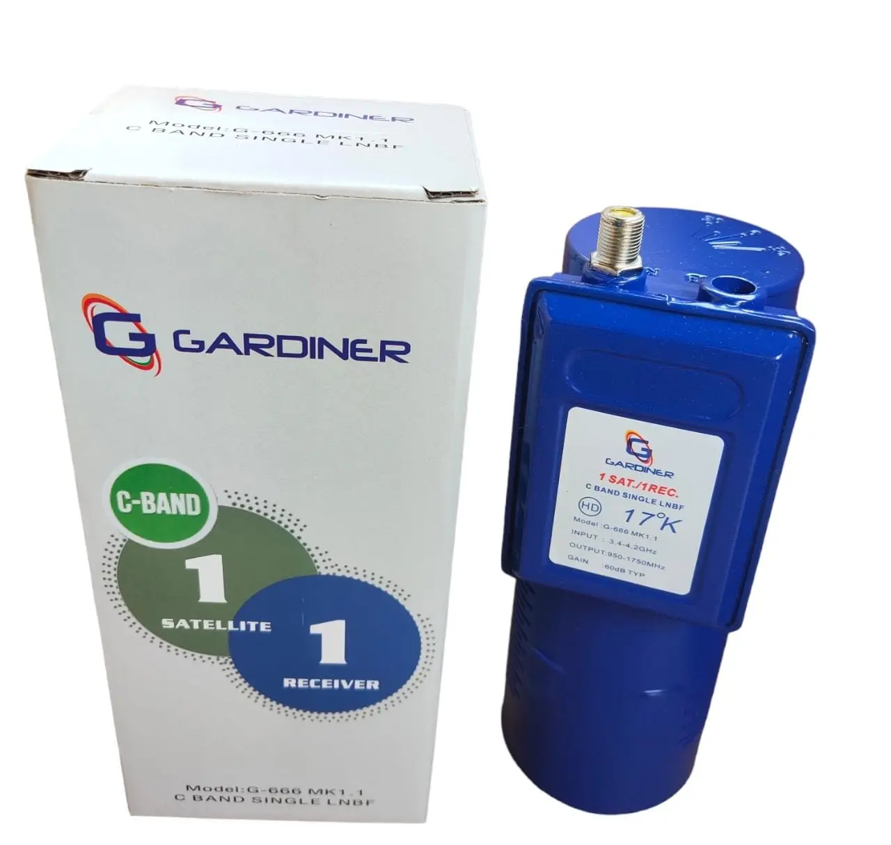 LNB CBAND SINGLE GARDINER 1 SATELIT 1 RECEIVER