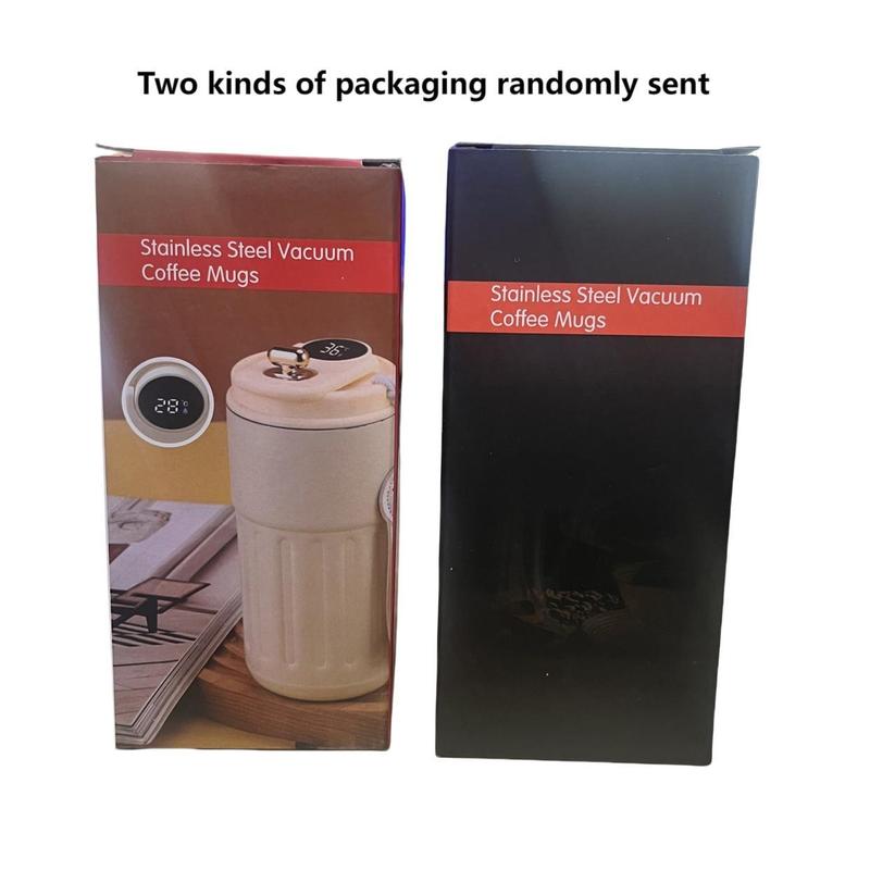 Product Introduction of Portable Temperature Display Insulated Coffee Mug, Vacuum Insulated Bottle with Strap, Tumbler Cups, Sports Water Bottle, Drinkware for Home Office Travel, Christmas Gift 13