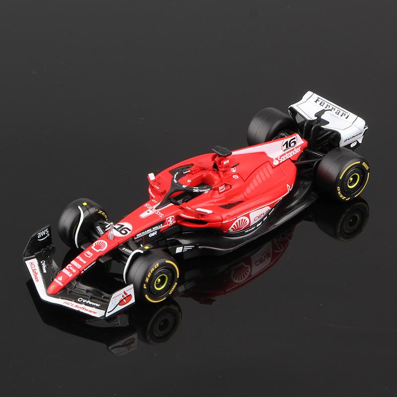Product Introduction of Bburago 1:43 2023 F1 Model RB19 W14 SF23 C43 A523 AMR23 Racing Alloy Car Toy Red Bull Mercedes Alfa Romeo Apline 52