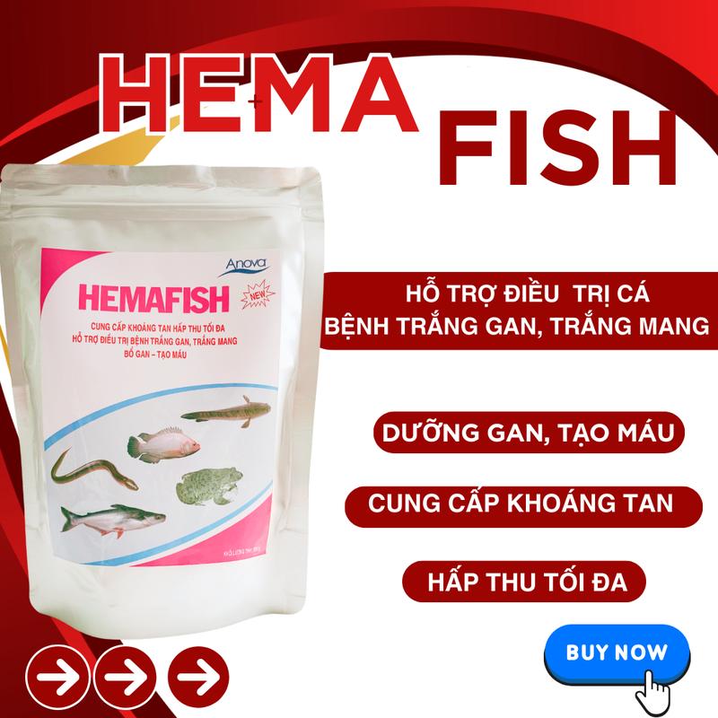 Product Introduction of HEMA FISH, DINH DƯỠNG PHÒNG NGỪA TRẮNG GAN  DÀNH CHO CÁ, ẾCH, LƯƠN dạng bột 7