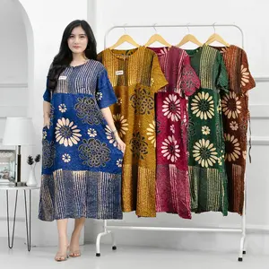 Berdaster Premium Resleting Depan Motif Terbaru Bahan Rayon Adem