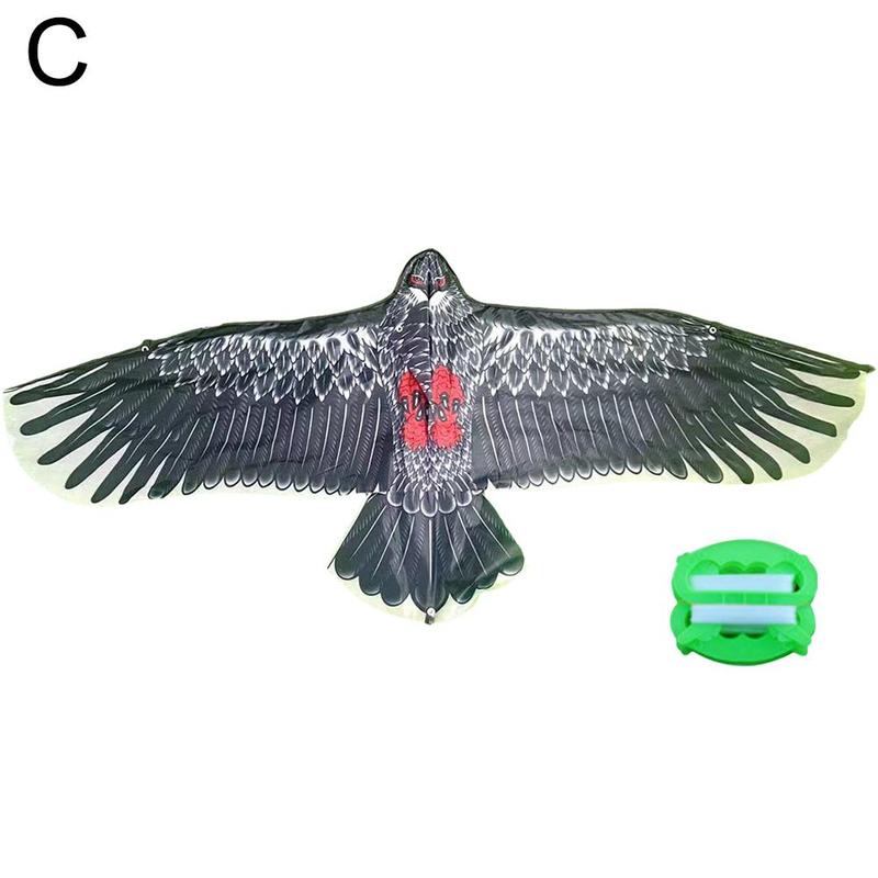 Flat Eagle Kite With 30 Meter Kite Line Children Flying Bird Kites Windsock Outdoor Toys Garden Cloth Toys For Kids Gift 8