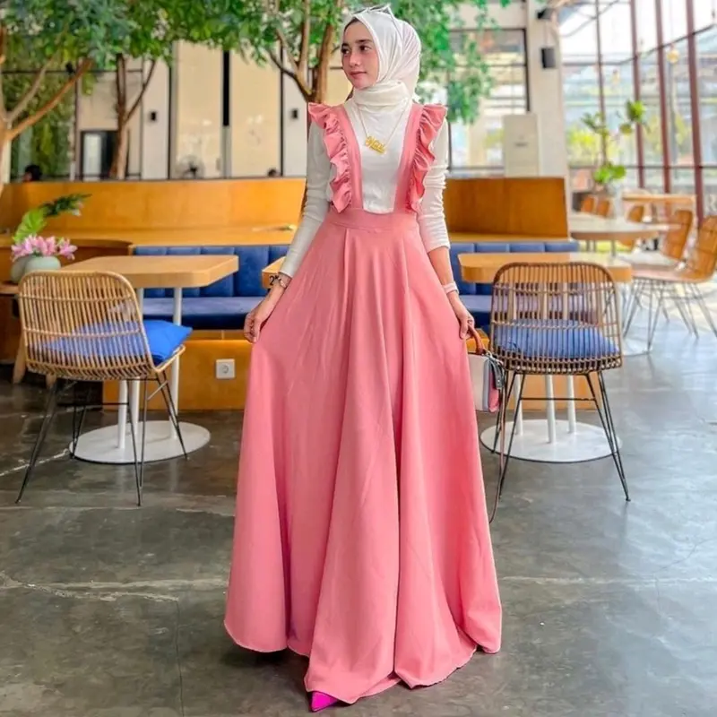 Overall rok ruffle Makaila Polos 1