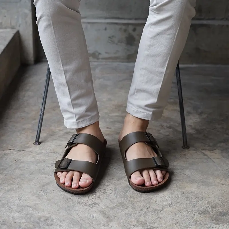 zuma olive - sandal pria casual  Sendal Kasual 2