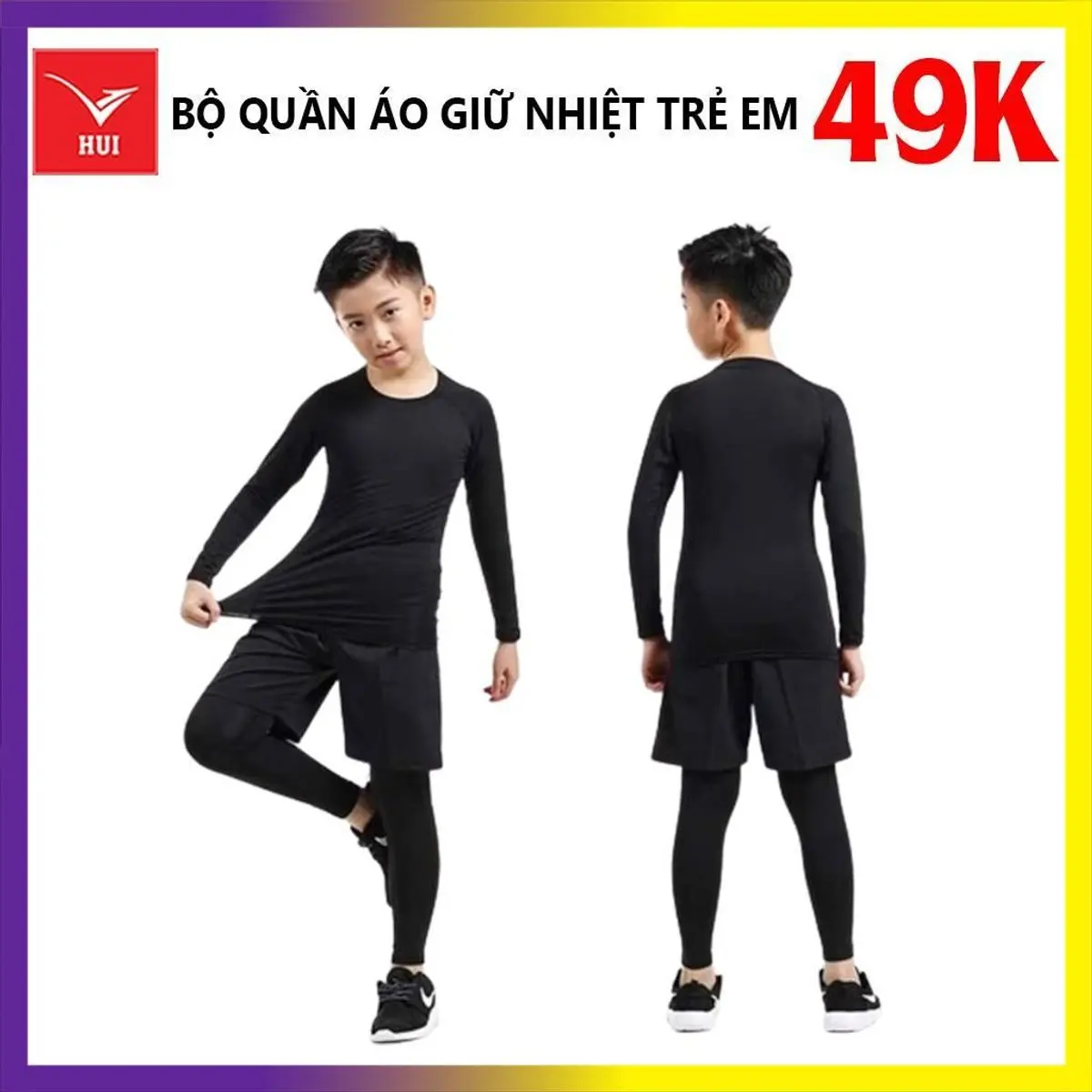 Free Ship - COMBO Quần áo giữ nhiệt trẻ em, bền đẹp, giữ ấm, nhiều màu sắc, nhiều kícḣ thước. TOP, SPORT