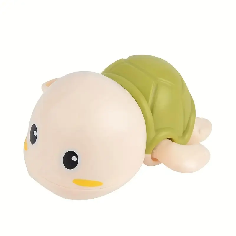 Random Cartoon Turtle Design Bath Toy, 1 Count Cute Animal Design Wind Up Bath Toy, Bath Toy For Kids 8