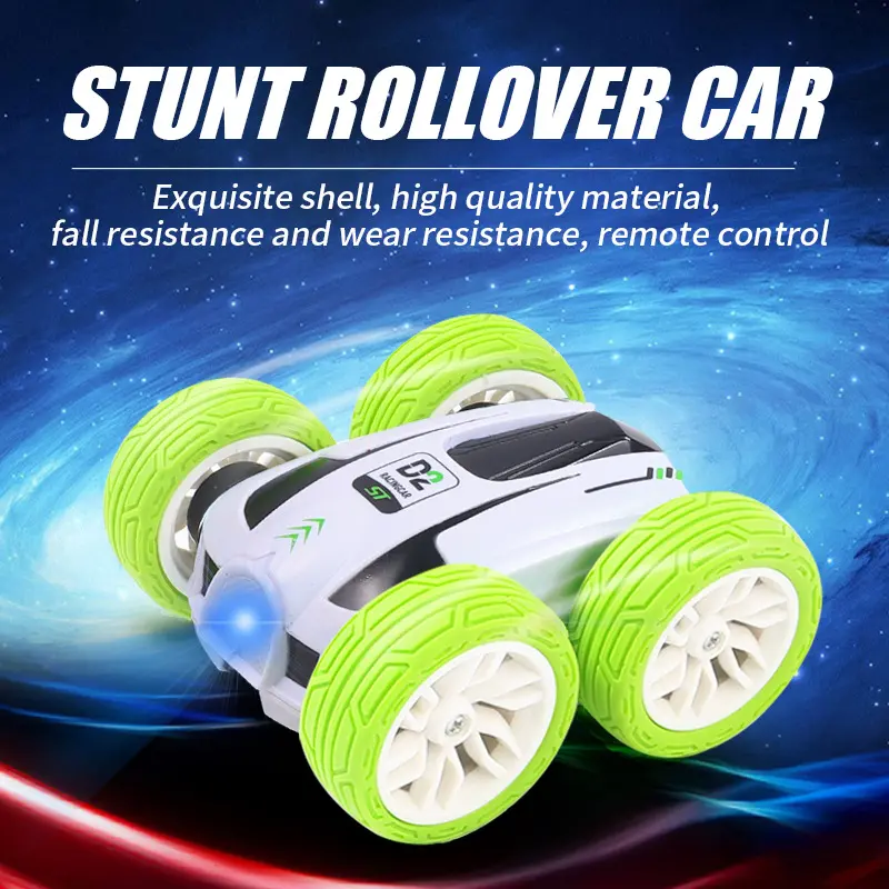 2.4G Double-Sided Stunt Mini High-Speed Tumbling Spinning Racing Car Children Toy Remote Control Car