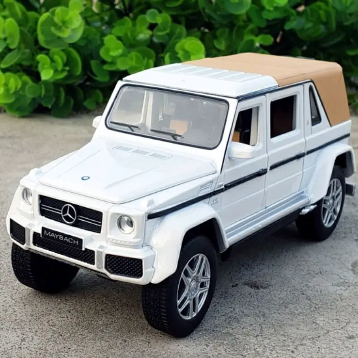 Miniatur Diecast Mobil Jeep Mercedes Maybach G650 1/32
