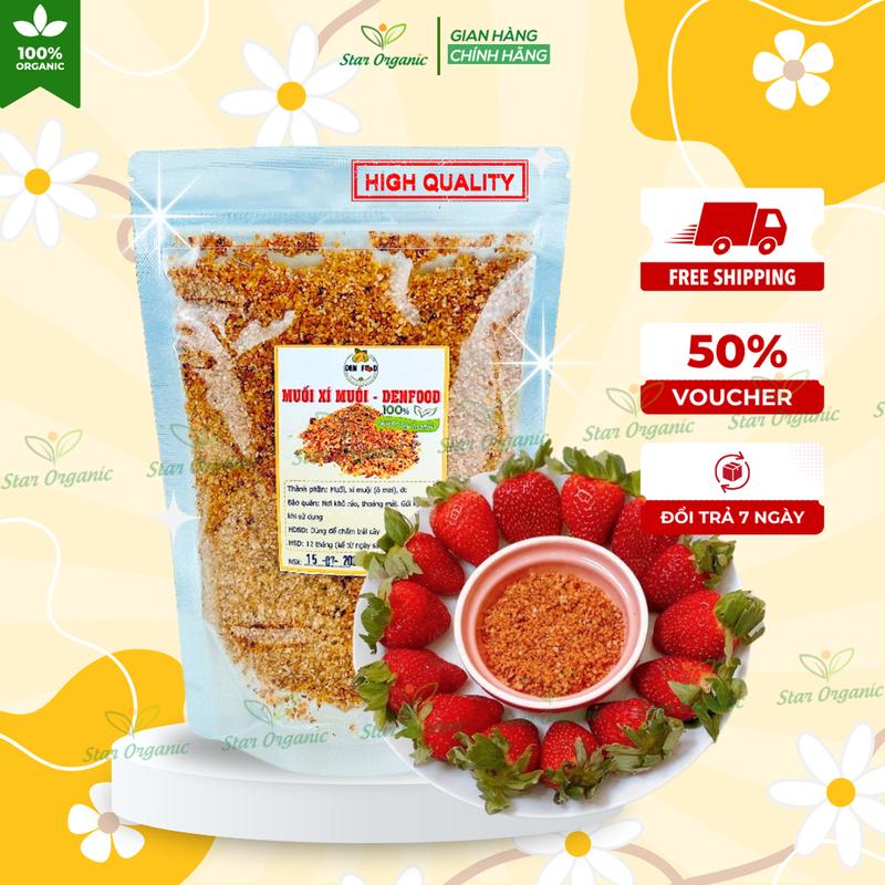 Muối Xí Muội Đà Lạt - Muối Ô Mai Xí Muội Túi 500G - Ăn Vặt Star Organic