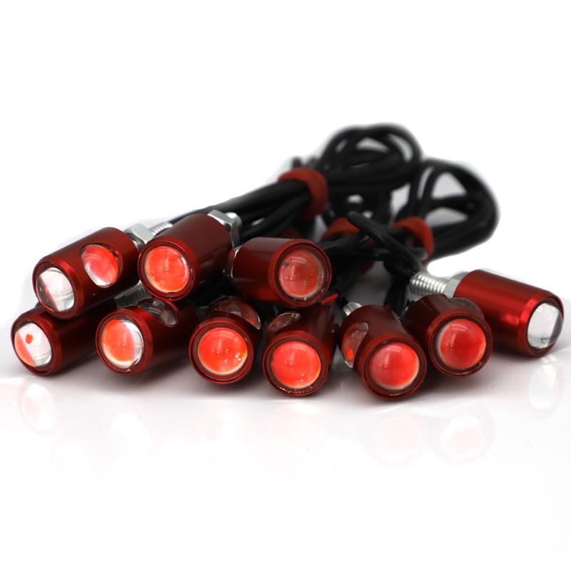 Product Introduction of 2Pcs LED Motorcycle Signal Lamp Super Bright LED Car Number License Plate Bolt Screw Tail Rear Light Brake Fog Lamp Bulb 13