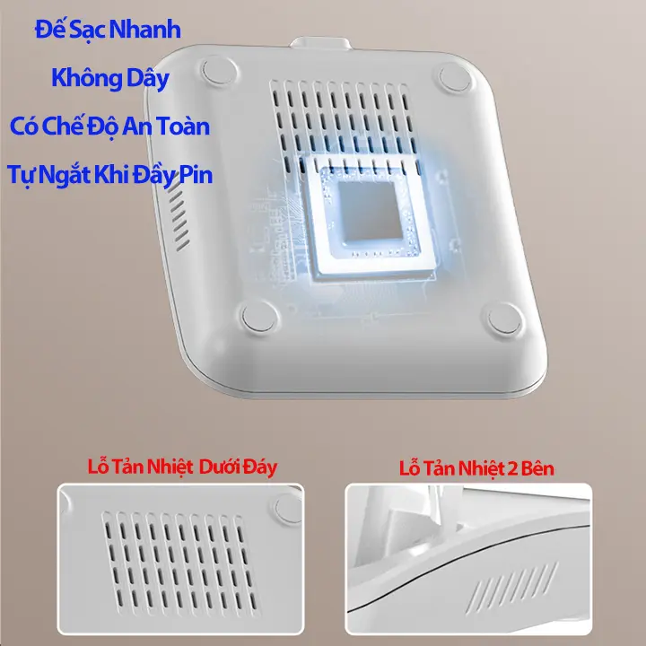 Sạc Nhanh Không Dây 65W A9299 Thế Hệ Mới Thích Hợp Cho Tất Cả Các Dòng Điện Thoại Tặng Kèm 2 Đầu Sạc Từ Tính 4