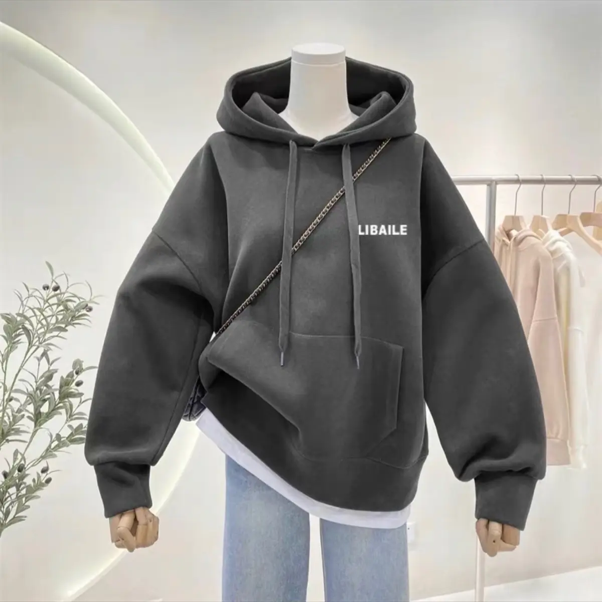 Áo Hoodie Nón 2 Lớp In Libailli  Nam Nữ - Chất Nỉ Bông Dày Dặn - Top