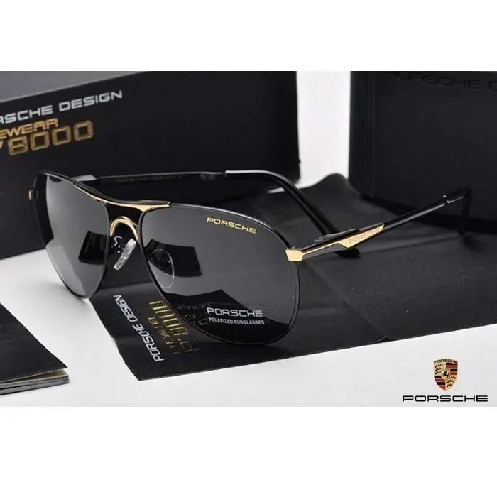 TERMURAHHH!!! Kacamata Porsche Design / Fashion Pria Sporty 8722 Aviator Polarized Super Fullset Free Cleaner Kacamata antisilau TAC Sunglasses Hitam Lensa Eyewear