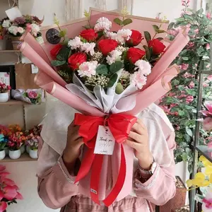 Buket bunga premium artificial large size murah! Lamaran | Wisuda | Ulang tahun | Sidanv