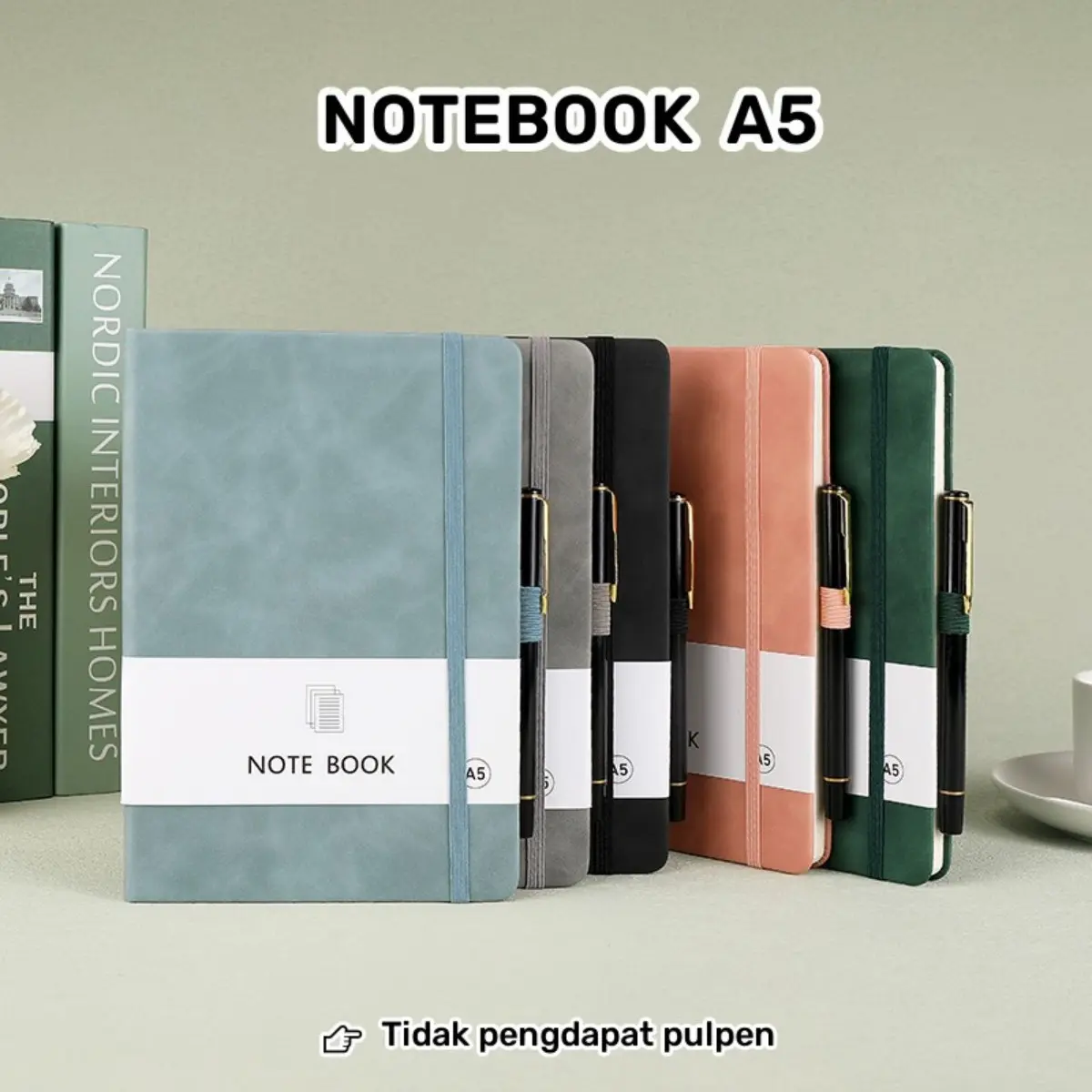 Notebook A5 Buku catatan aesthetic Buku tulis agenda Bullet Book journal Diary planner multicolor Scrapbook jurnal untuk sekolah kantor pelajar Paper