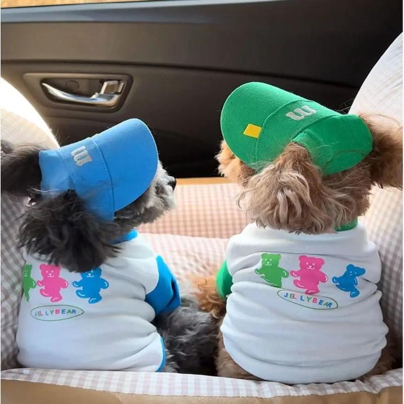 Product Introduction of Fashion Cute Dog Hat Outdoor Multicolour Puppy Baseball Hat Adjustable Portable Dog Sunscreen Cap Dog 21