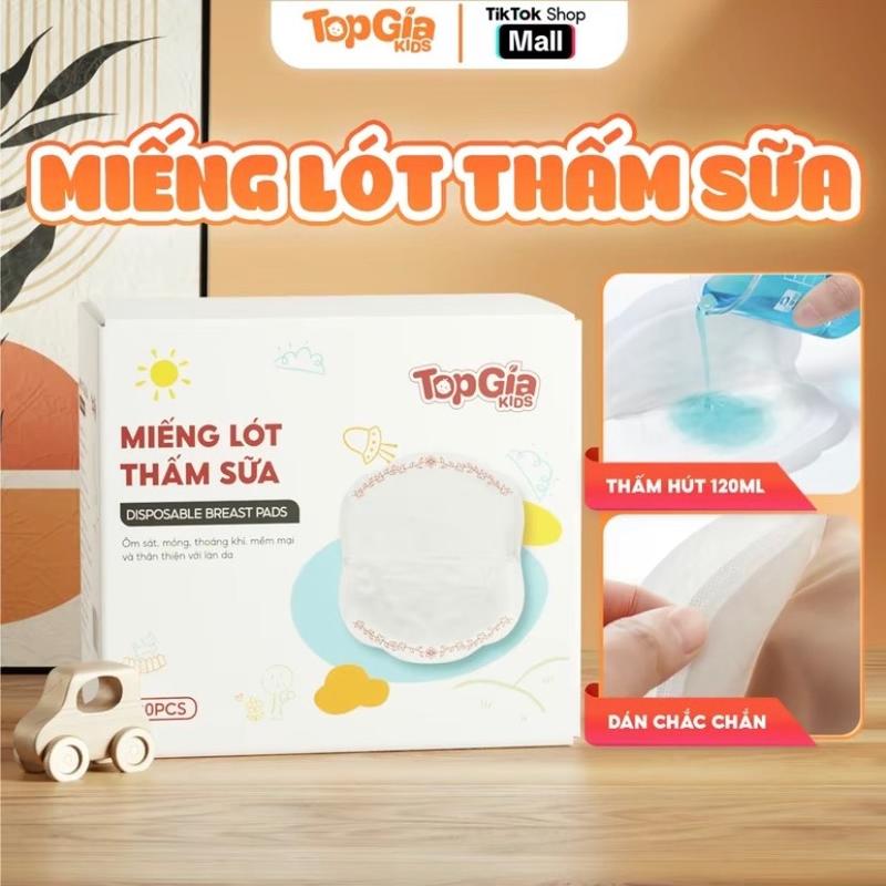 Miếng Lót Thấm Sữa Hộp 100 miếng 5 lớp thấm hút TOPGIAKIDS dành cho mẹ sau sinh siêu thấm dính cao cấp Váy Bầu Đầm Bầu Áo