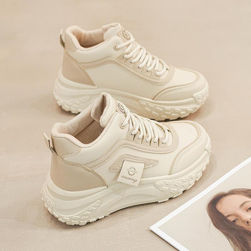 MISSY-Giày Sneaker thể thao nữ  cổ cao đế 5cm MS616 Shoes Cao Su