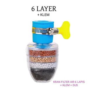 Sambungan Saringan Filter Kran Air 6 Lapis