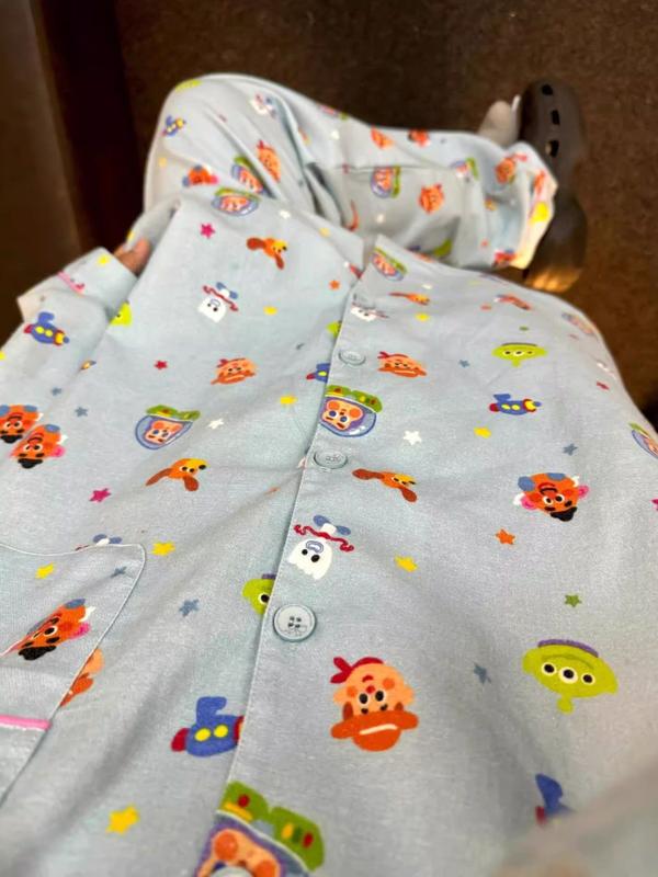 Bộ đồ ngủ hoạt hình Buzz Lightyear nữ bộ đồ mặc nhà dài tay câu chuyện đồ chơi…