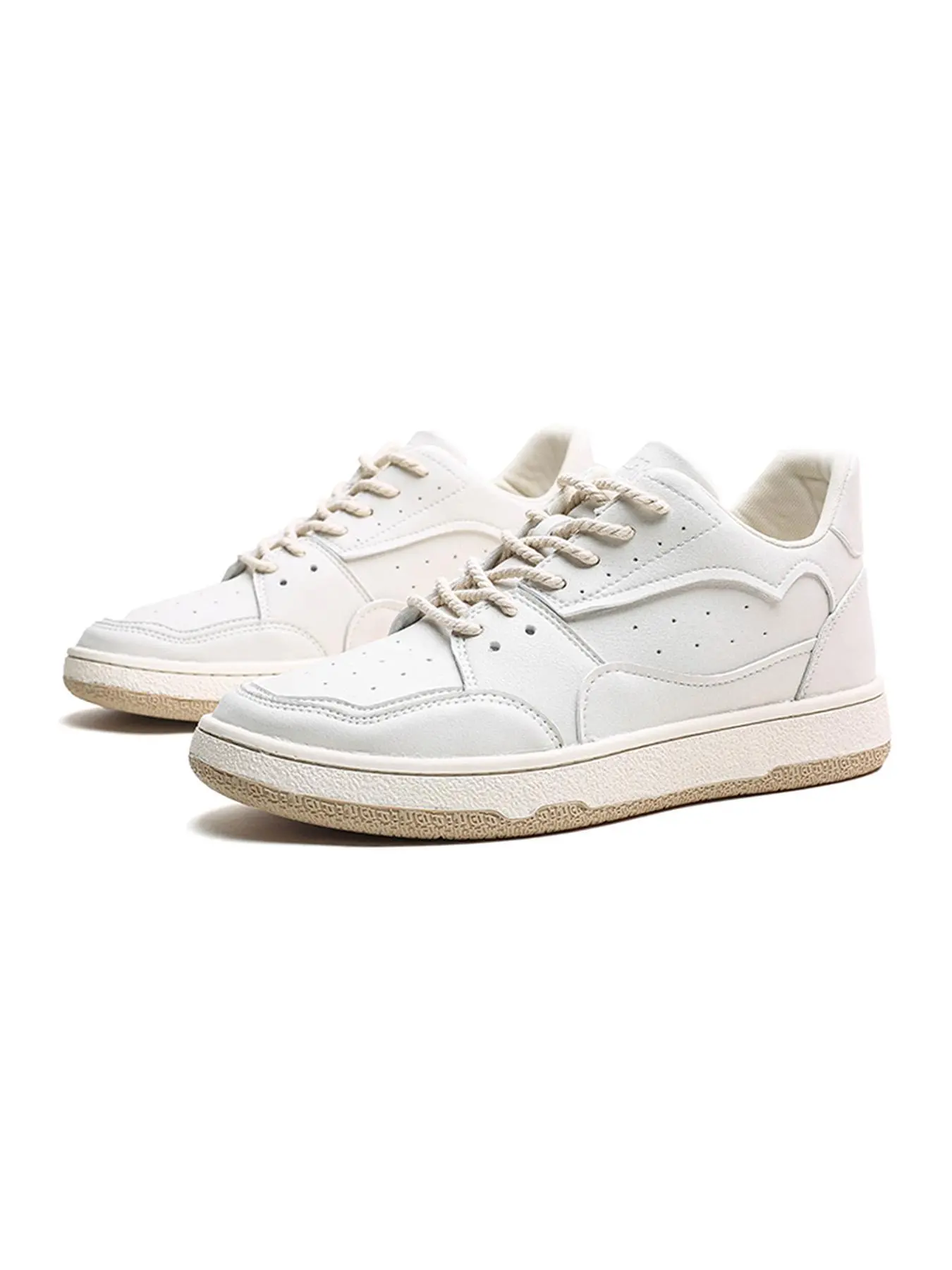 Men's Fashionable Lace Up Low Top Sneakers, 2024 New Style Casual Comfortable Breathable Sports Running Shoes, Male All-match Round Toe Shoes for Daily Wear