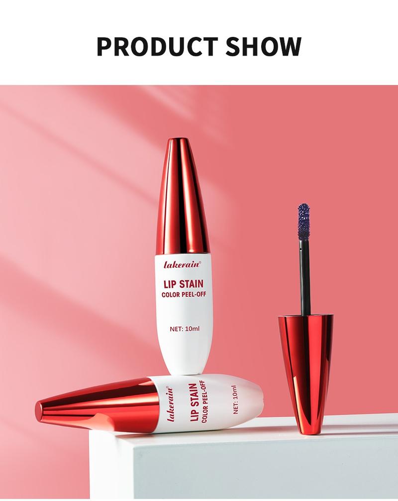 Product Introduction of Peel Off Rose Pink Lip Gloss Matte Outline Contour Tattoo wonderskin Lip Stain Waterproof Transfer Resistant Tear Off Natural Lip Tint Lipstick Makeup Cosmetic Glossy Smooth 15