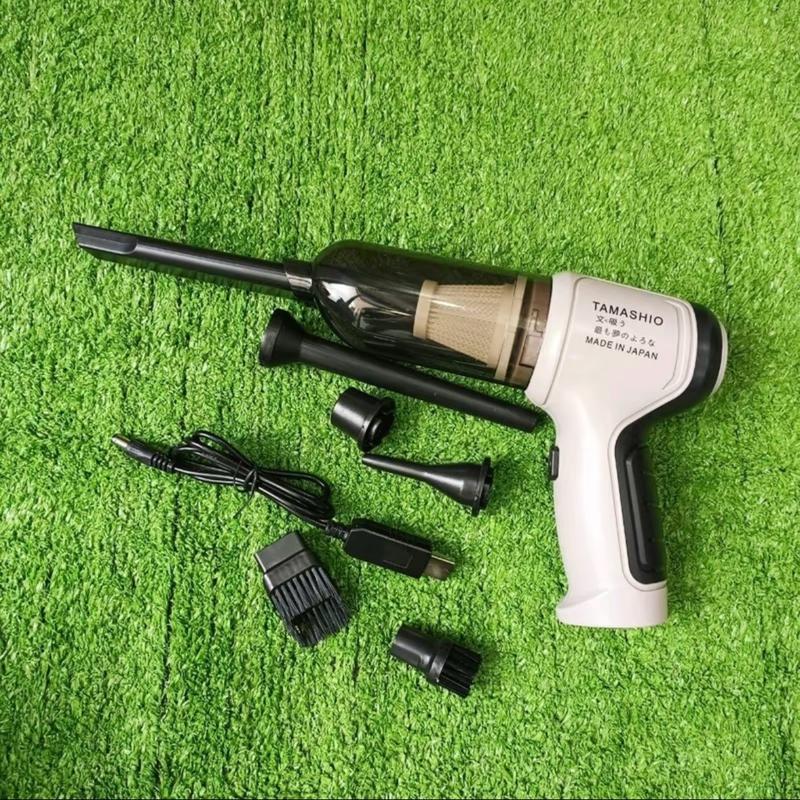 Máy Hút Bụi Cầm Tay Mini Tamashio Có Tích Điện Hút Bụi Ô Tô 3 Chế Độ