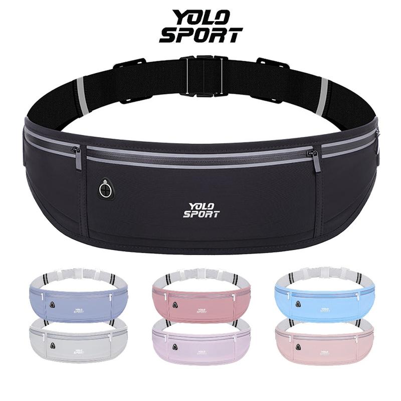  Túi Chạy Bộ Đeo Bụng YOLO Chống Thấm Nước Siêu Nhẹ Gọn Gàng Đựng Điện Thoại Ví Chìa Khóa Thể Thao Cho Nữ 