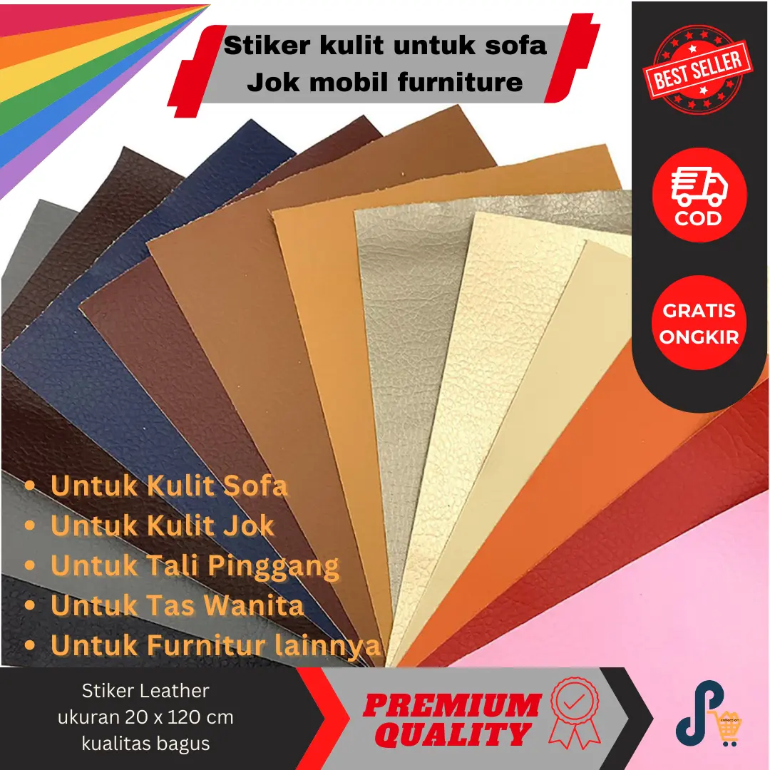 Stiker Kulit Sofa Untuk Kulit Sofa Yang Sobek Stiker Kulit Super Bagus Pengganti Dan Menambal Jok Motor Mobil Sofa Ruang Tamu Ukuran 20x120cm Stiker kulit Kualitas Bagus Murah