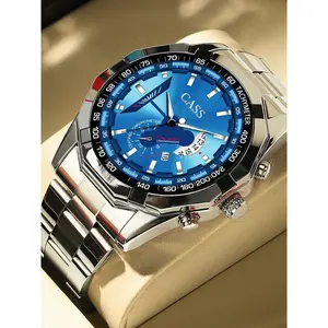 Model baru 2025 Jam Tangan Pria Anti Air Cass Permukaan Mekanik Salender Luminous Swiss Yang Asli, Calendar Calendar Watch Watch Watch Dan Women's Steel Mechanical Fashion Couple Watch Pria