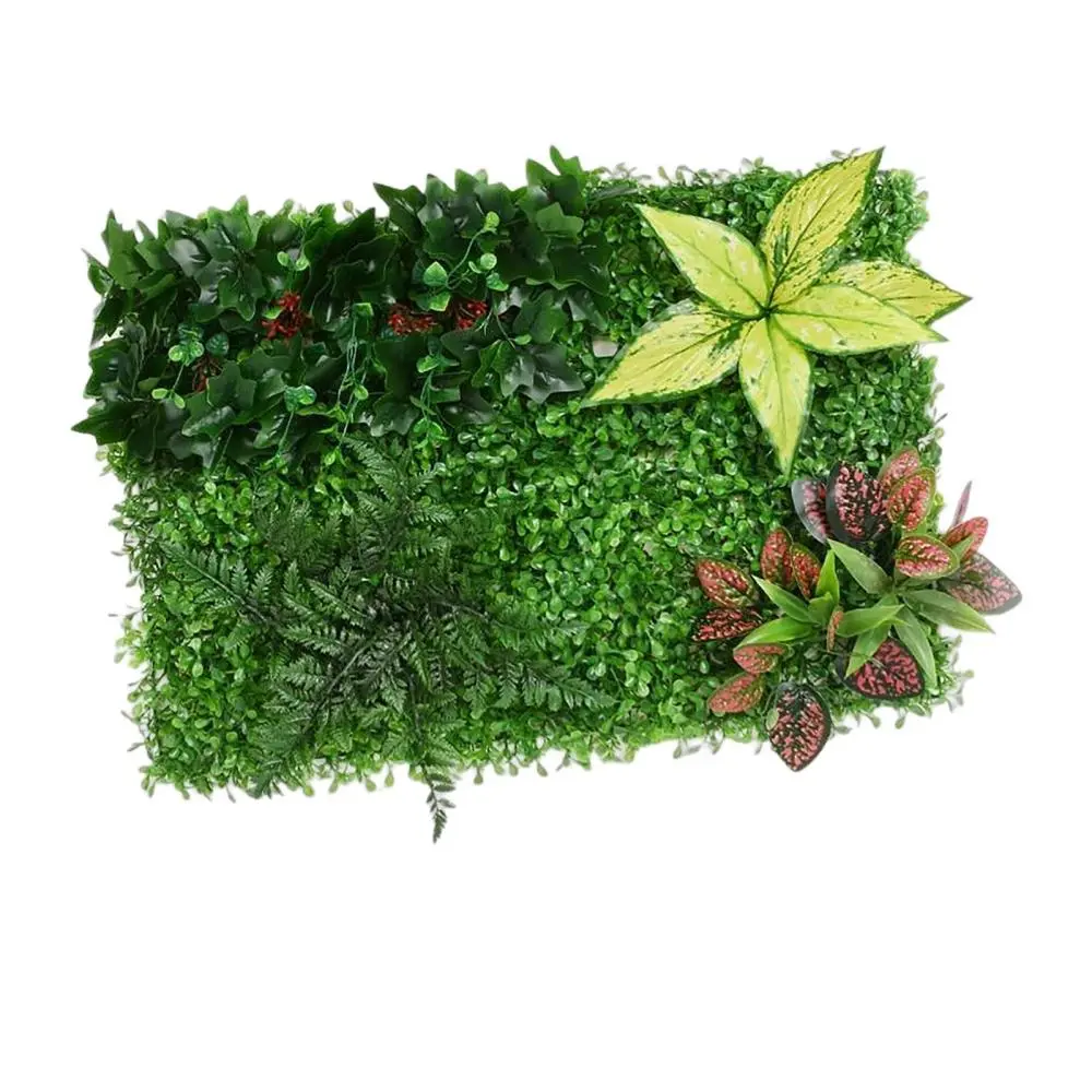 Hàng Rào Tấm Tường Cỏ Hàng Rào Hàng Rào Topiary Nhân Tạo Cho Phông Nền Sân Sau