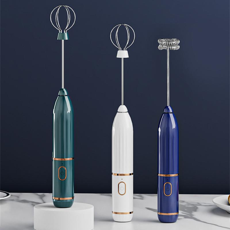 Product Introduction of USB Rechargeable Stainless Steel Mixer, Egg Beater, Electric Egg Beater, Handheld Mixer, Baking Tools, Multi-functional, Efficient Rechargeable Mixer 18