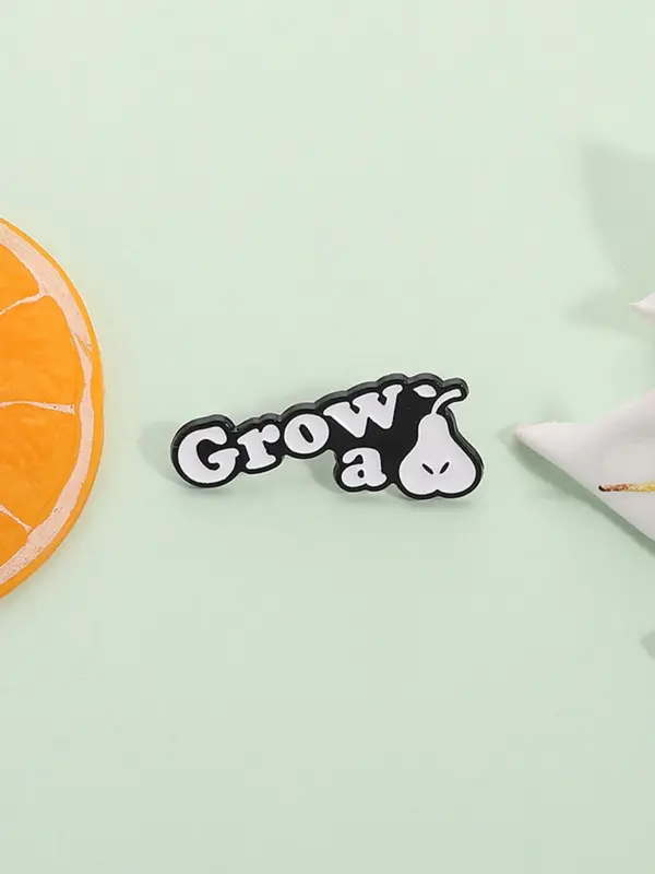 Grow A Pair Of Balls Enamel Pin, Cute Funny Brooch, Fashion Accessories for Women & Men, Trendy All-match & Exquisite Brooch for Birthday Gift 3