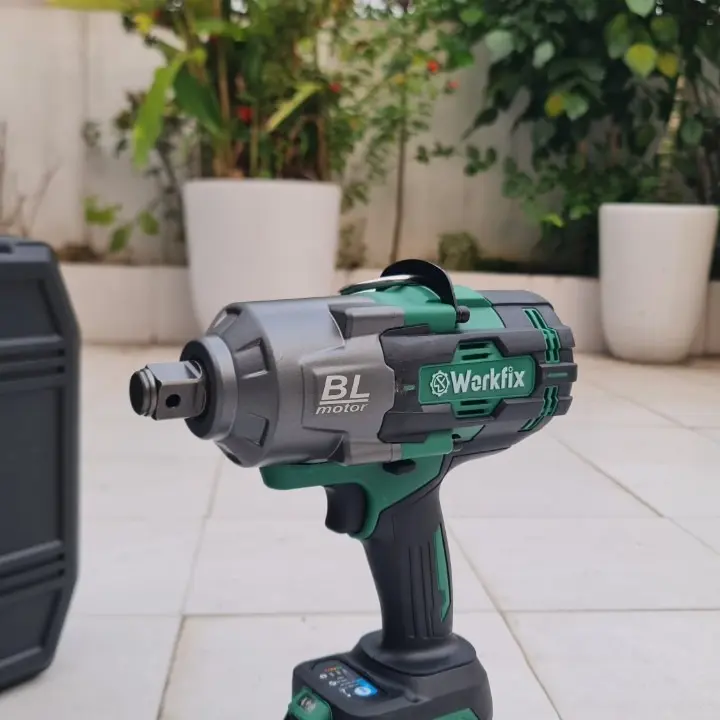 Máy Siết Bulong Khủng Workfix 2100, Đầu 3/4 Lực Siết 2100nm Mở Cả Bulong Cần Cẩu 4