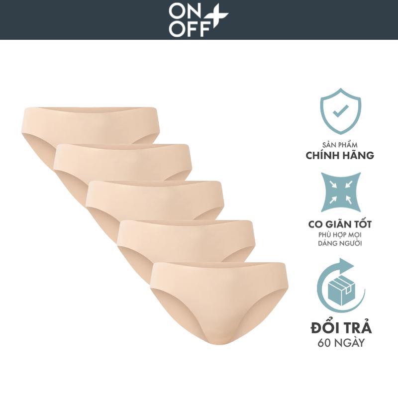 Combo 5 quần lót nữ tàng hình dáng bikini không đường viền may ONOFF - 16US23A025