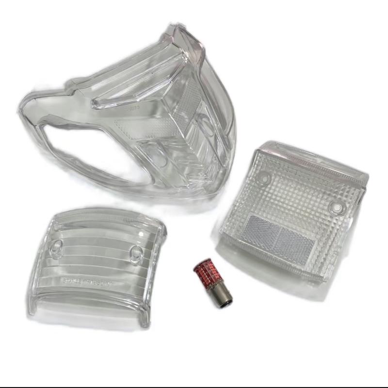 Nắp hậu trắng kèm hậu audi gắn các dòng xe wave đream