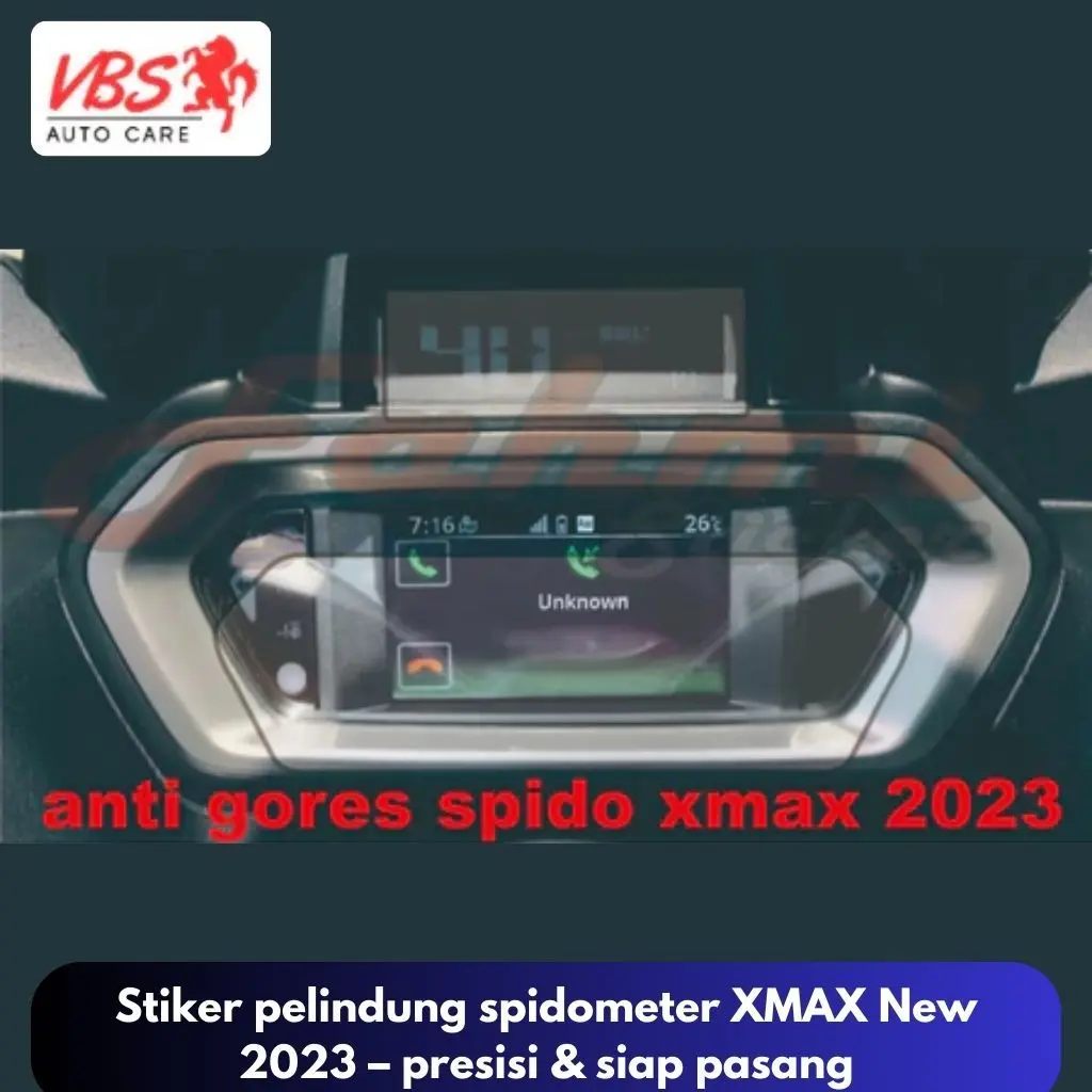 Stiker pelindung spidometer XMAX New 2023 – presisi & siap pasang