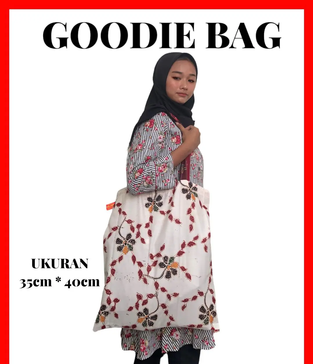 GOODIE BAG BATIK II TAS BATIK II TAS BELANJA MOTIF BATIK II GOODIE BAG