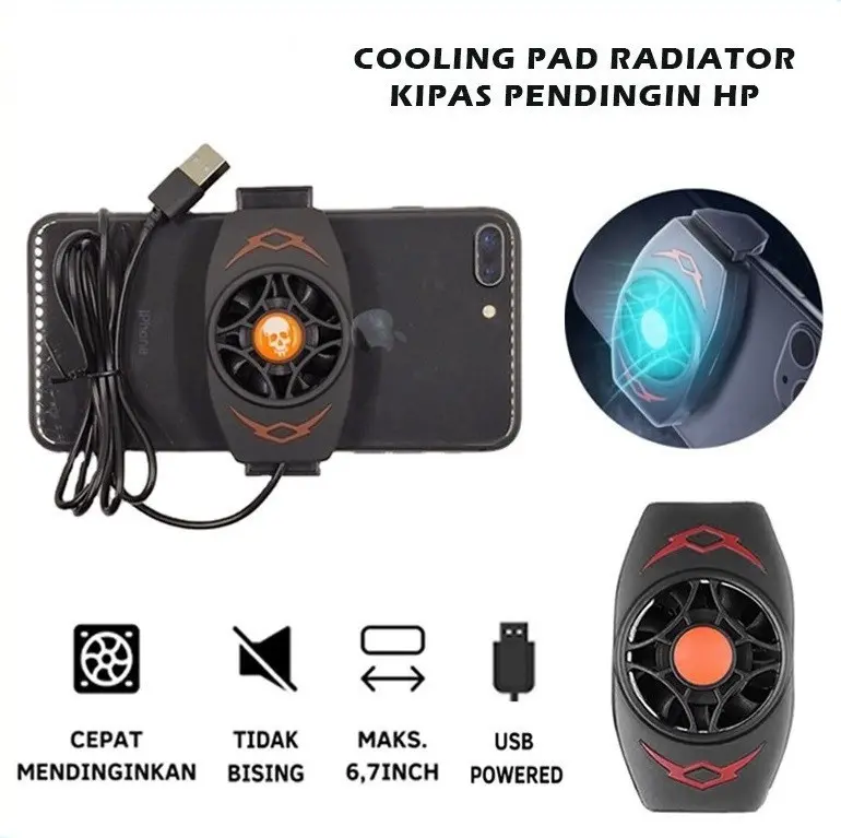 PRODUK GAMERS PINZY MOBILE PHONE RADIATOR X13 COOLING FAN HP X13 KIPAS PENDINGIN HP X13