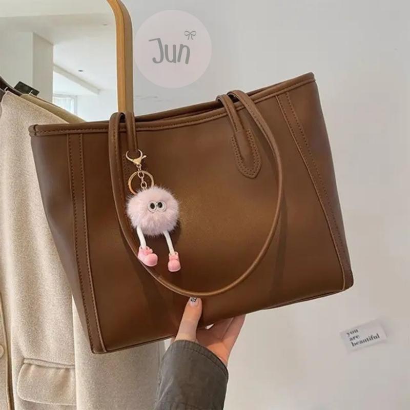 Túi xách nữ tote da cao cấp JunStore ngăn lớn có khóa đeo thời trang Hàn Quốc đi chơi đi làm T13 8