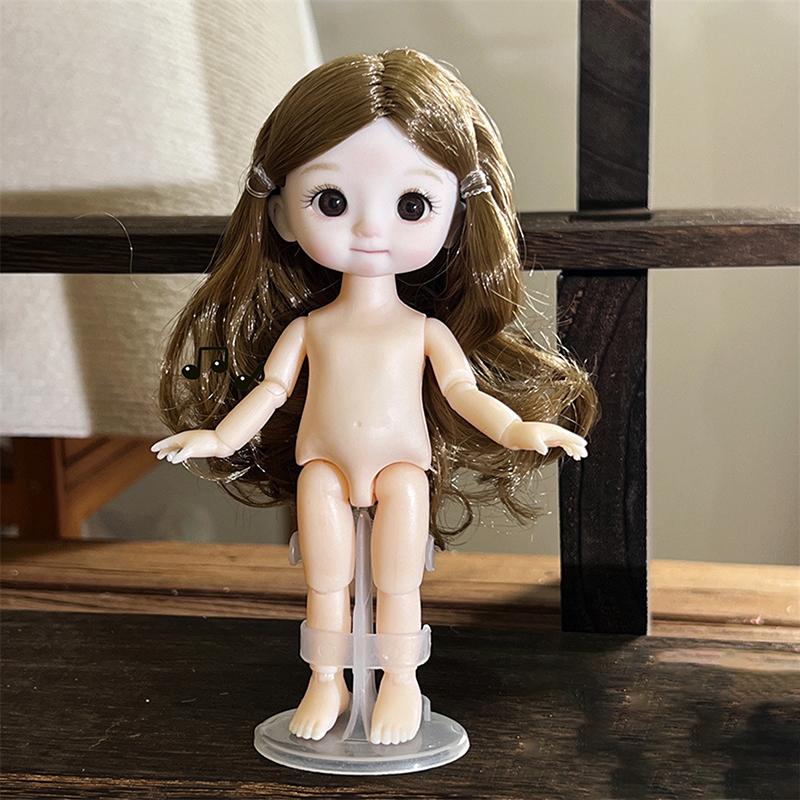 Búp Bê 16cm, Có Biểu Cảm Khác Nhau, Dễ Thương, Búp Bê BJD 1 / 8, 13 Khớp Có Thể Di Chuyển, Đồ Chơi Bé Gái, 1 Chiếc 3