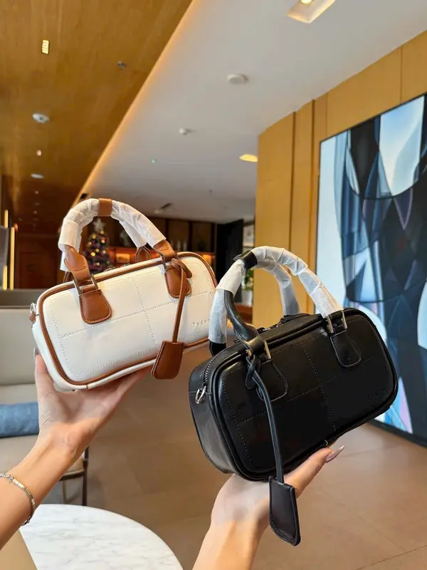 Túi Xách Nữ Dáng Trống Size 22cm Cao Cấp Da Mềm , Túi Có Dây Đeo Chéo Kèm Chamr 0