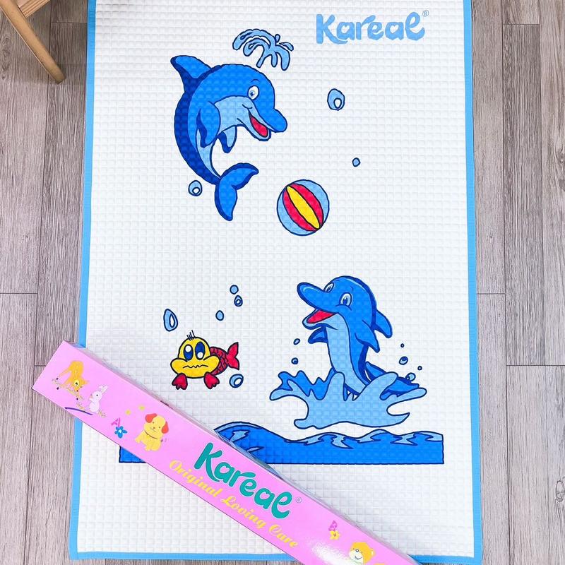 Nệm Cao Su Non Thoáng Khí Chống Thấm (60x90cm) Cho Bé Sơ Sinh Kareal